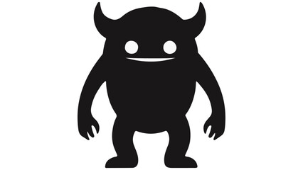 illustration of a monster shape 