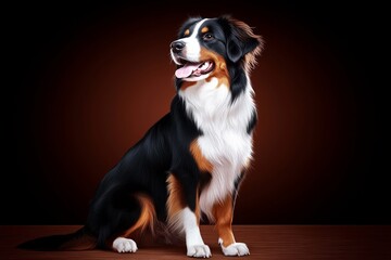 Shepherd Dog Temperament illustrated in a detailed infographic, showcasing the personality traits of shepherd breeds, including loyalty, intelligence, and protectiveness