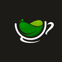 coffee shop logo vector template illustration design