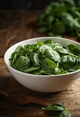 bowl of spinach