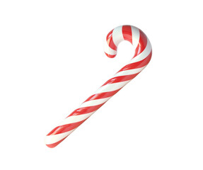 Christmas Candy Cane Transparent Background Isolated Illustration