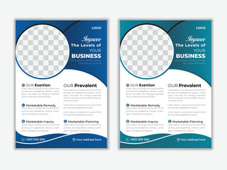 Creative corporate business flyer template, Corporate Business flyer Vector, Flyer Template Geometric shape used for business poster layout, New modern and creative design  Graphic.