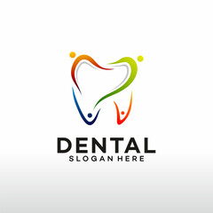 Dental Technology logo designs concept vector, Dental logo designs template