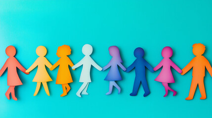 concept of diversity at work, created with generative AI technology	