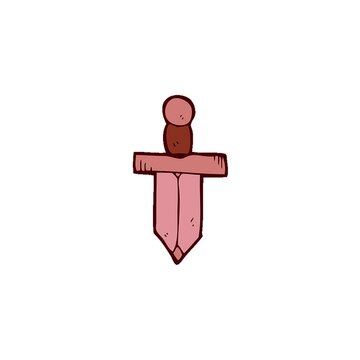 cartoon dagger