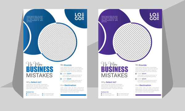 Business flyer design a4 size