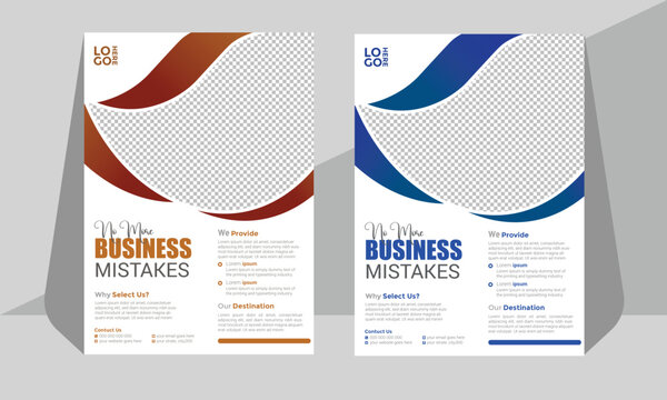 Business flyer design a4 size