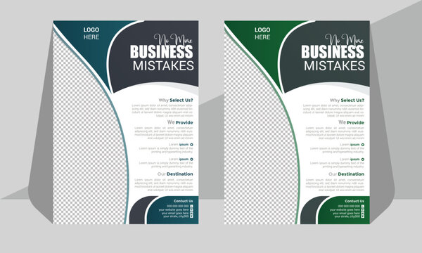 Business flyer design a4 size