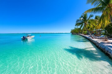 Florida Keys Road Trip illustrated in a travel infographic, showcasing the best stops along the Overseas Highway from Key Largo to Key West