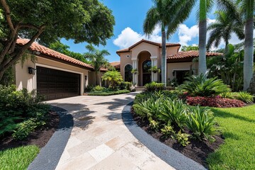 Florida Real Estate Trends visualized in a real estate guide, highlighting current market trends, popular neighborhoods, and housing prices