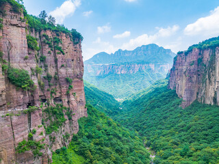 Guoliang Village Canyon, Wanxian Mountain Scenic Area, Taihang Mountains, Linzhou, Anyang City, Henan Province