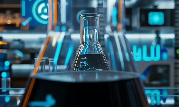 Flask in a Laboratory