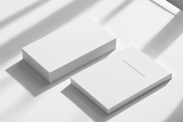 Business Card Mockup on Isolated Background created with Generative AI