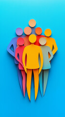 Obraz premium concept of diversity at work, created with generative AI technology 