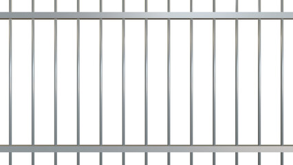 Metal Jail Bars Icon - Representing Justice and Imprisonment