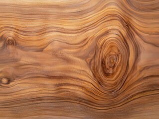 Fototapeta premium Abstract close-up of natural teak wood patterns, polished and glossy, showing detailed grain, teak wood close-up, organic textures