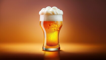 A pint glass icon filled with beer, featuring a small foam head, against a plain background.