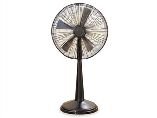 A photo of a standing fan, isolate on white background