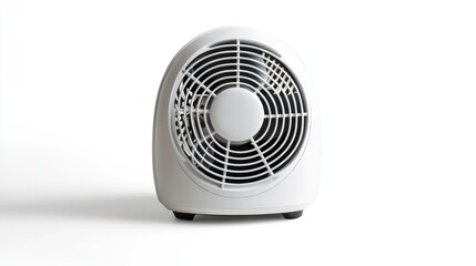 A portable fan heater, isolate on white background