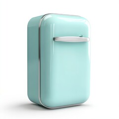 A portable mini fridge, isolate on white background