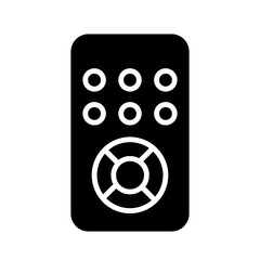 Television Remote Icon Design
