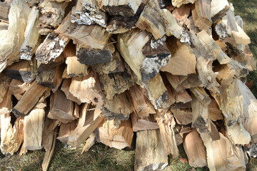 Firewood in a Woodpile