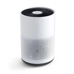 A small air purifier for the bedroom, isolate on white background