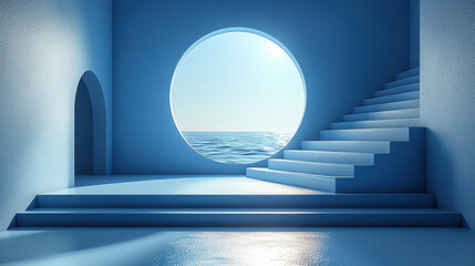 Blue Room with Ocean View.