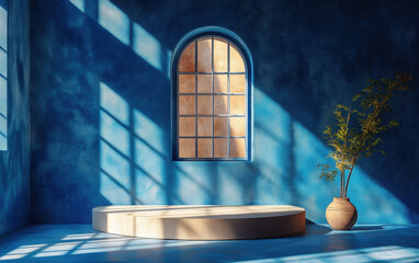 Blue Wall Podium.