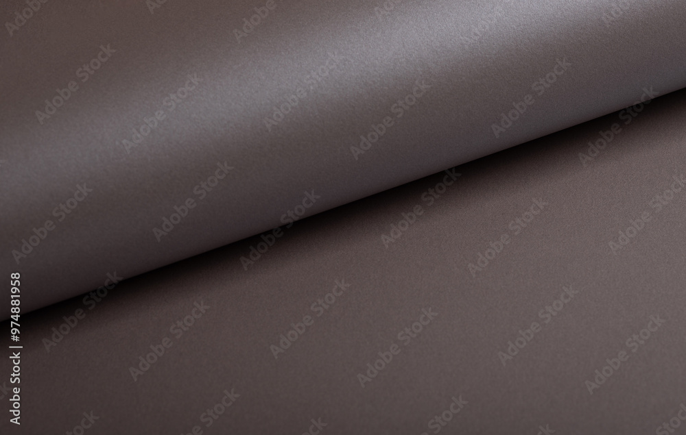 Poster beige brown paper texture background with curved design Rich cardboard structure with modern shine Elegant gradient and closeup fold Clear art and reflection
