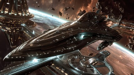 Spacecraft in Orbit Around a Planet