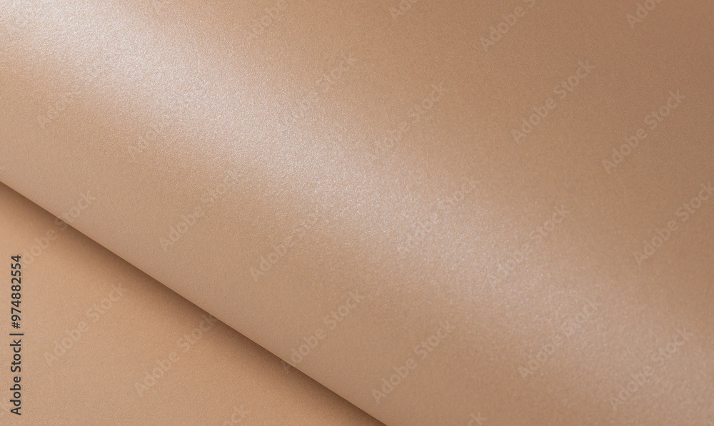 Aufkleber Beige paper texture with wavy glow effect Elegant fabric structure and glossy finish with Christmas shine Minimalist design with gradient and clean layout Pastel tone