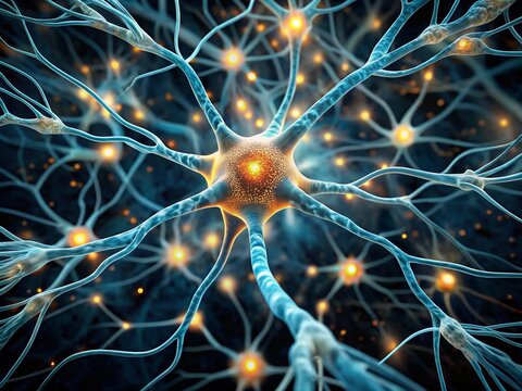 Macroscopic view of a spinal cord's gray matter, focusing on the ventral horn, where motor neurons reside, highlighted