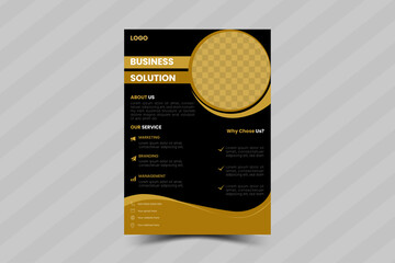 flyer, newest trendy creative corporate multipurpose minimal official business advertising magazine poster flyer with creative corporate trendy geometric shape template print design
