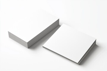 Business Card Mockup on Isolated Background created with Generative AI