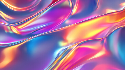 Obraz premium Colorful hologram background. Hologram. Illustration
