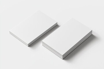 Business Card Mockup on Isolated Background created with Generative AI