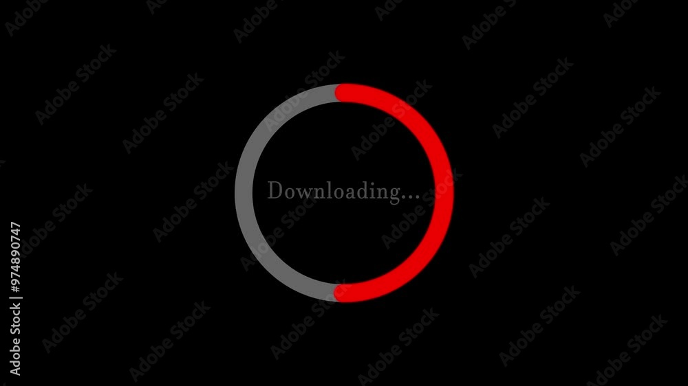 Poster loading bar animation. downloading or uploading. progress bar.