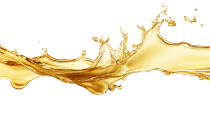 rice oil, palm oil,  honey splash ,Vegetable sunflower or olive oil frozen motion splash with droplets and bubbles