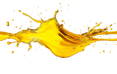 rice oil, palm oil,  honey splash ,Vegetable sunflower or olive oil frozen motion splash with droplets and bubbles