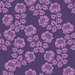 Hand drawn summer floral backround. Botanical seamless pattern . Sketch drawing. Design for fashion , fabric, textile, wallpaper, cover, web , wrapping and all prints