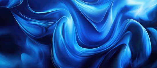 Obraz premium Abstract blue backdrop featuring striking light and dark elements Surreal Art Nouveau wall canvas suitable for wallpapers projects and creative works