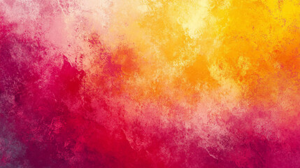 Abstract gradient background blending red, pink, and yellow with a textured noise effect, symbolizing vibrant energy and dynamic emotion