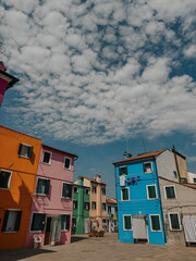 A Street in Burano Italy