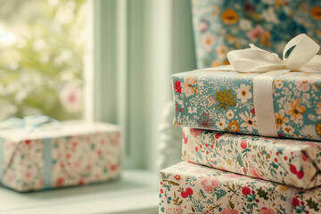 Stack Of Christmas Presents