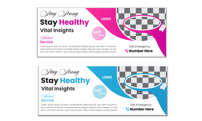 medical center Facebook cover design