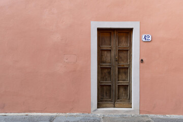 Door with the number 42