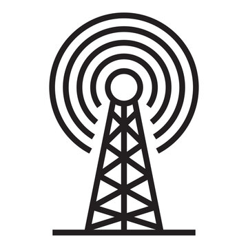 recommend clip art: Radar line icon