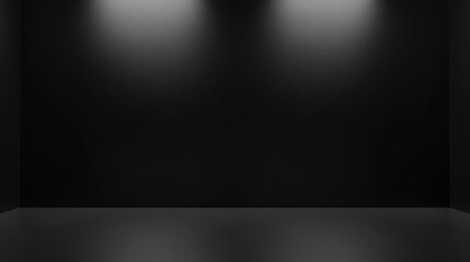 black background conveying simplicity, mystery, and depth. The absence of color evokes feelings of formality, elegance, and the unknown, representing both void and potential