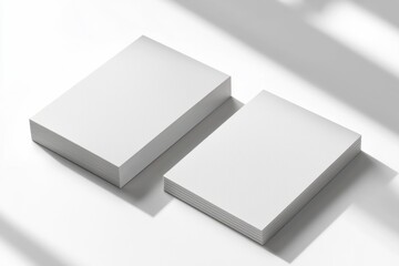 Business Card Mockup on Isolated Background created with Generative AI
